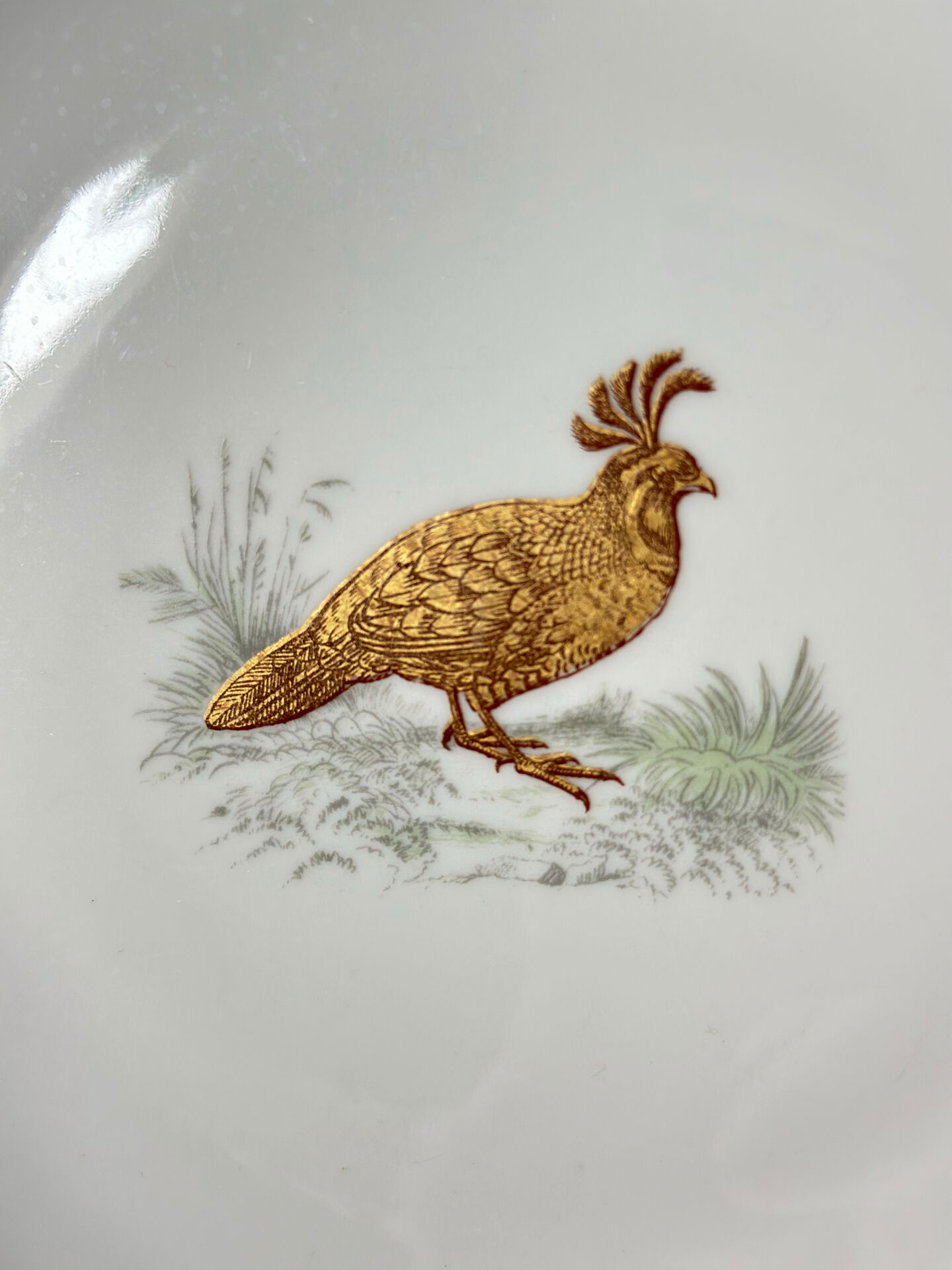 Service Bernardaud Les oiseaux d’or