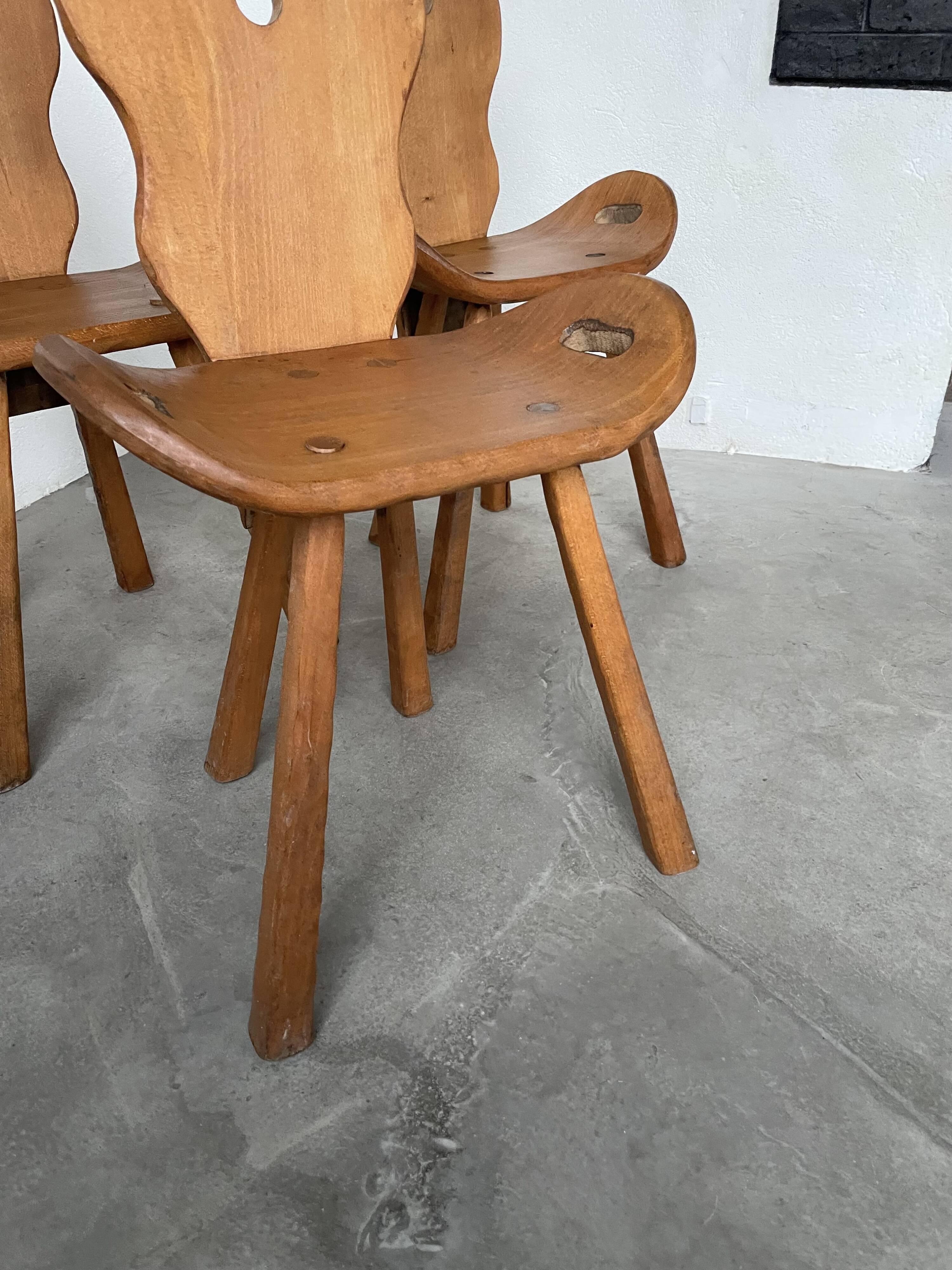 Oak mountain chalet chairs