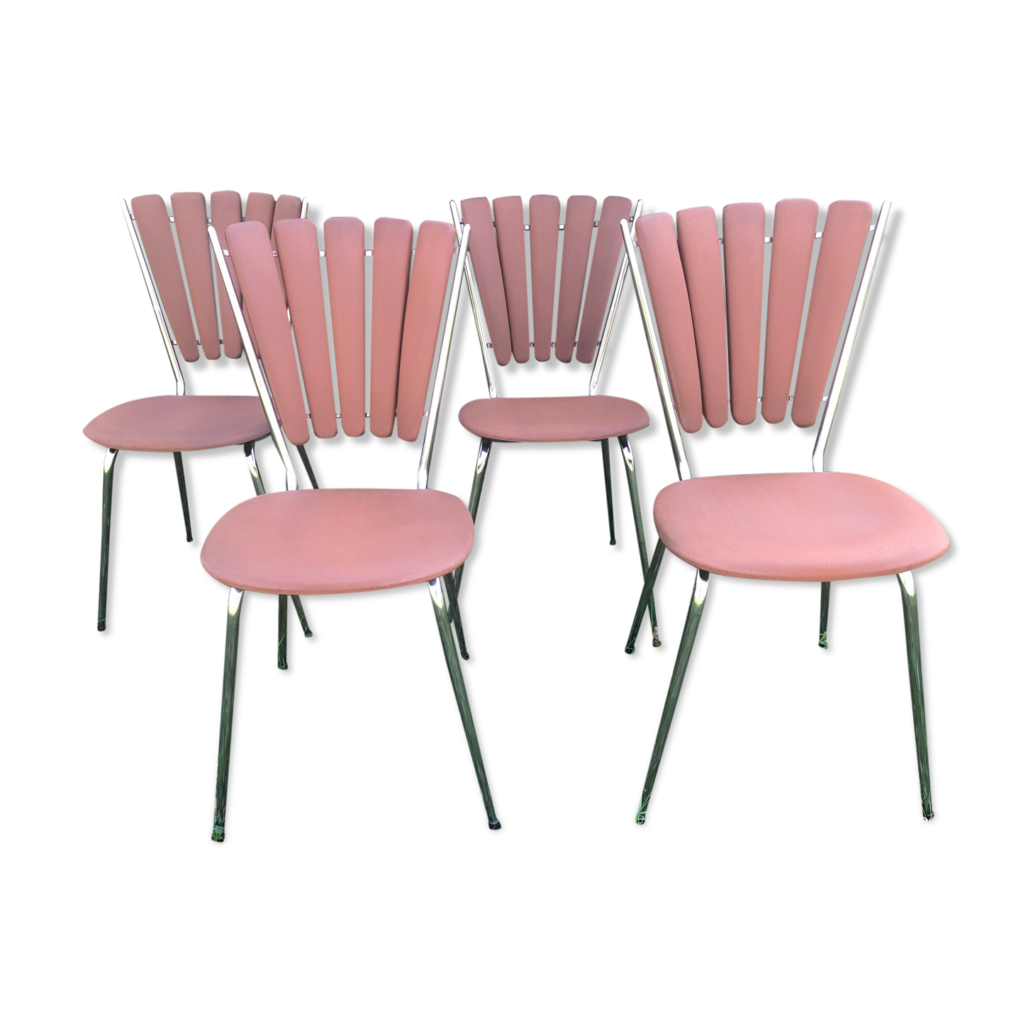Petal back chairs