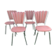 Petal back chairs