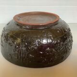 Empty raku ceramic pocket signed De Gheus