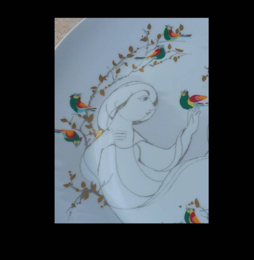 Bjorn Wiinblad plate for Rosenthal