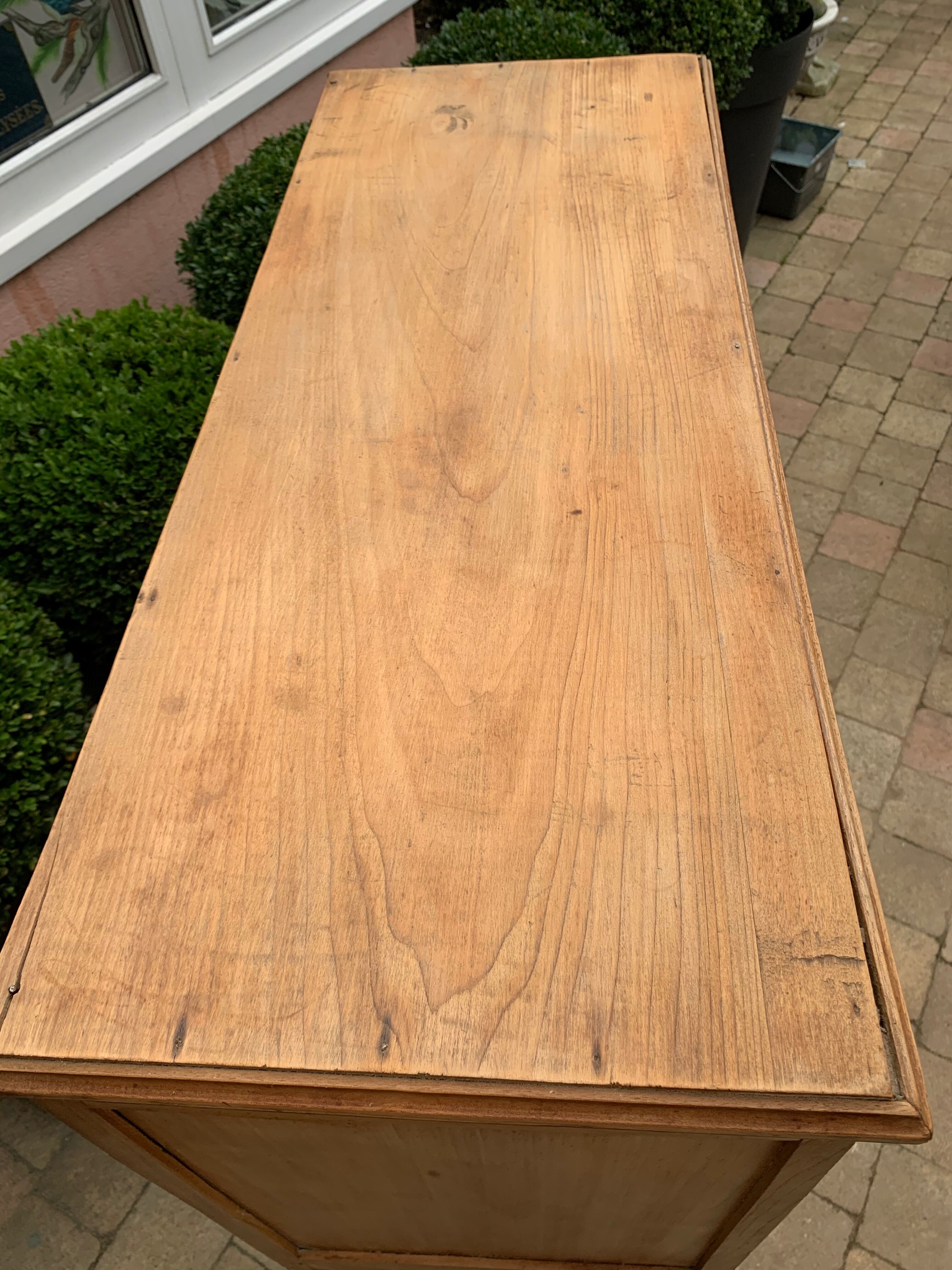 Parisian buffet raw wood