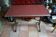 Table de bistrot rouge