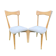 Chaises d'Ico Parisi par Ariberto Colombo 1950