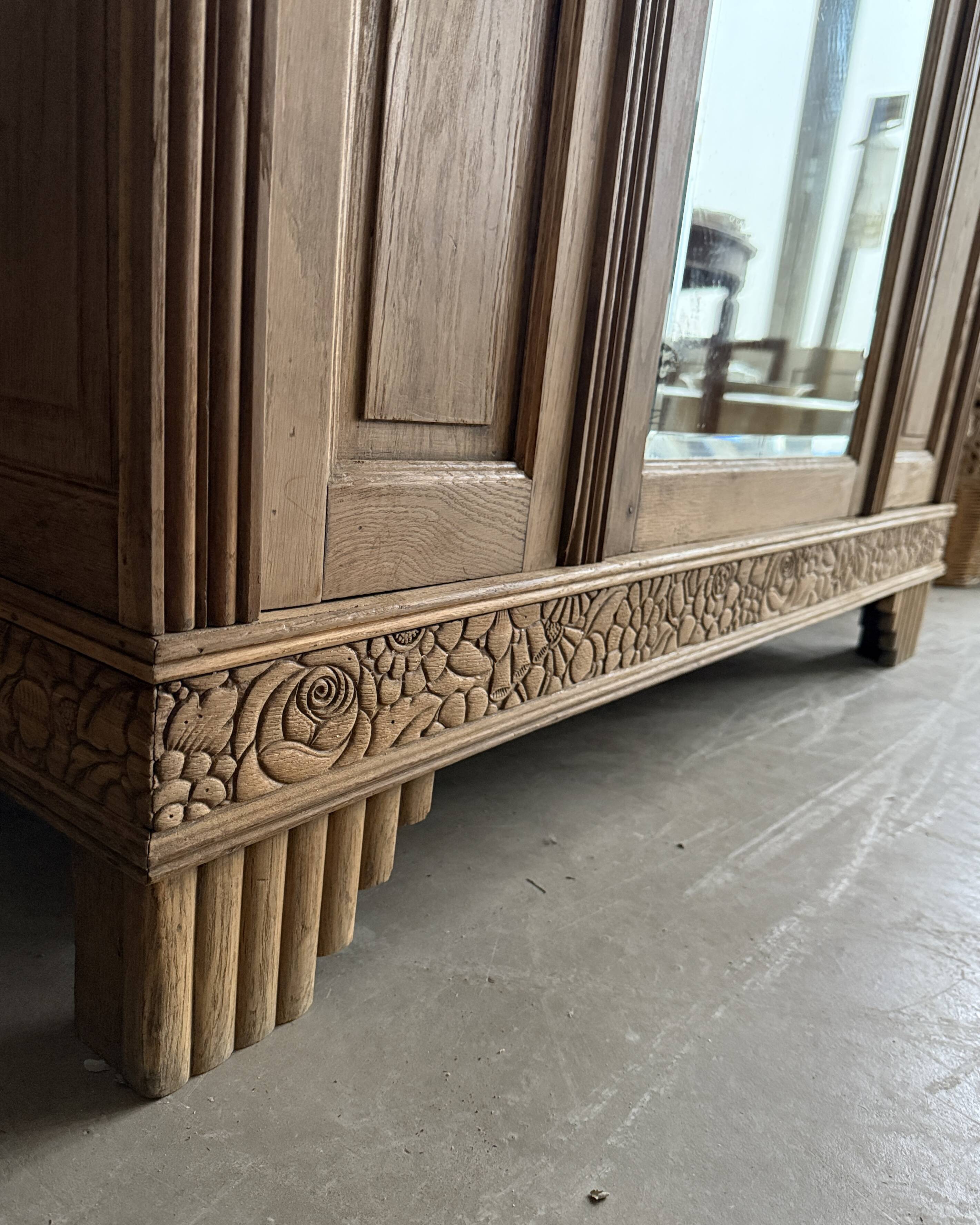 Armoire Art Déco en chêne (rénovée)