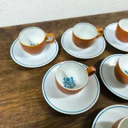 Set of 6 cups + saucers Villeroy and Boch Chekiang