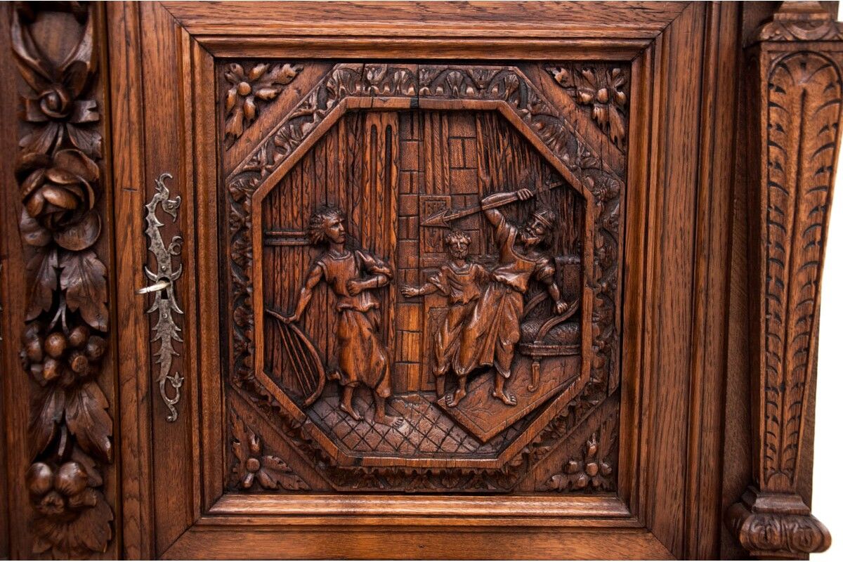 Antique renaissance cabinet