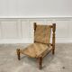 Rope and beech armchair