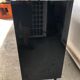 Vintage black lacquered buffet and wood Maurice Flachet