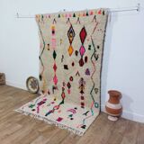 Handmade wool Berber rug 235 X 140 CM