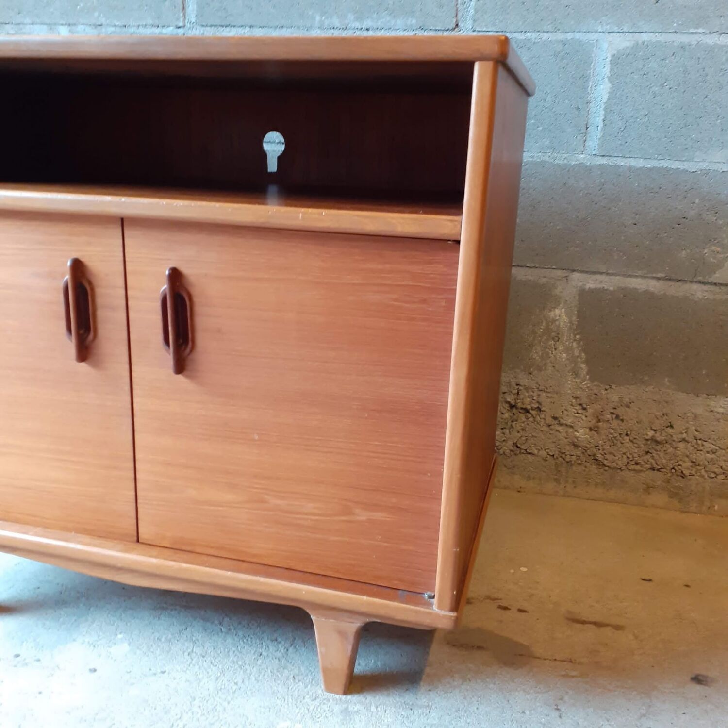 Scandinavian style teak chest of drawers 1970