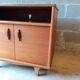 Commode teck style scandinave 1970