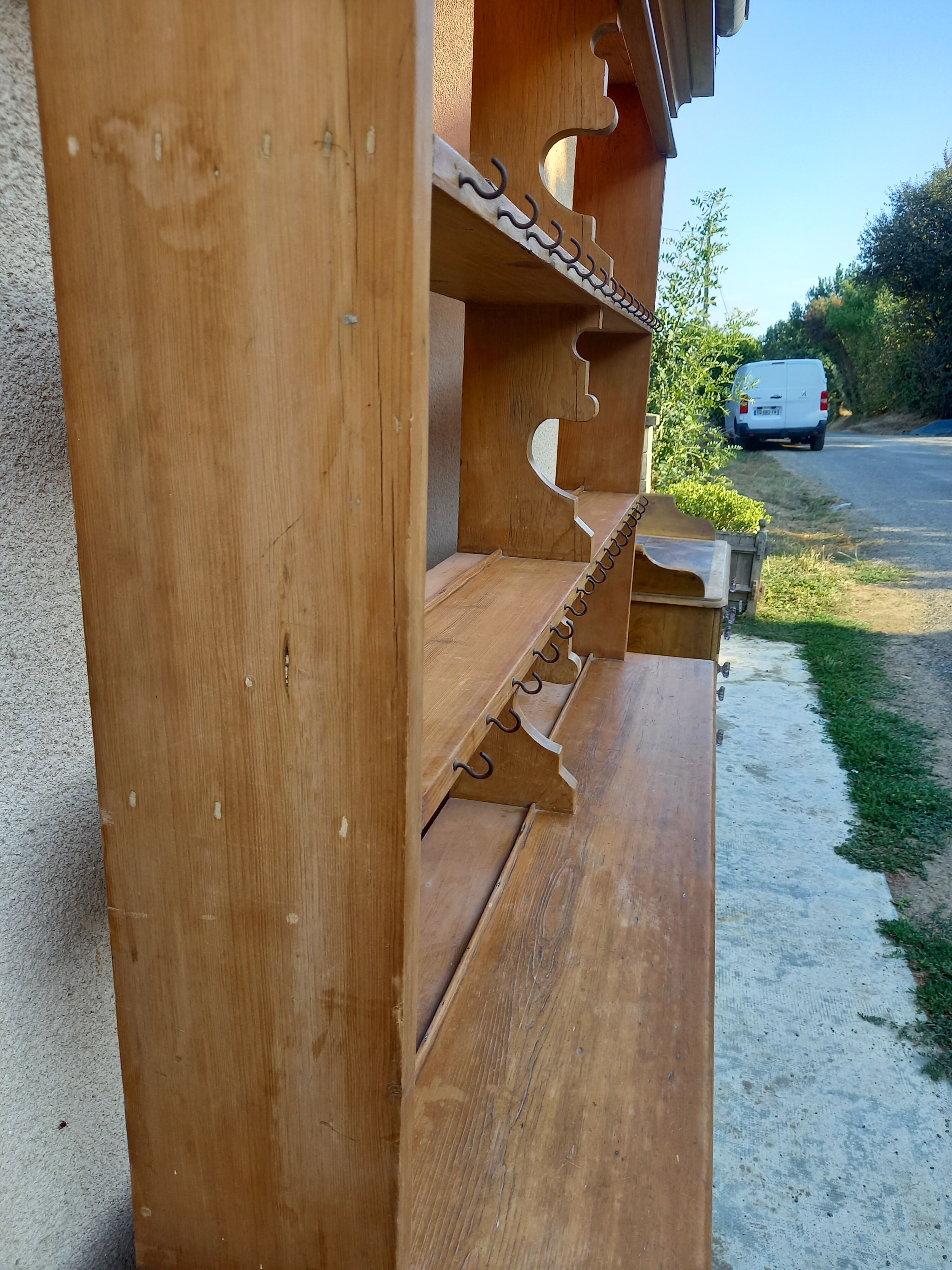 Wooden cupboard console