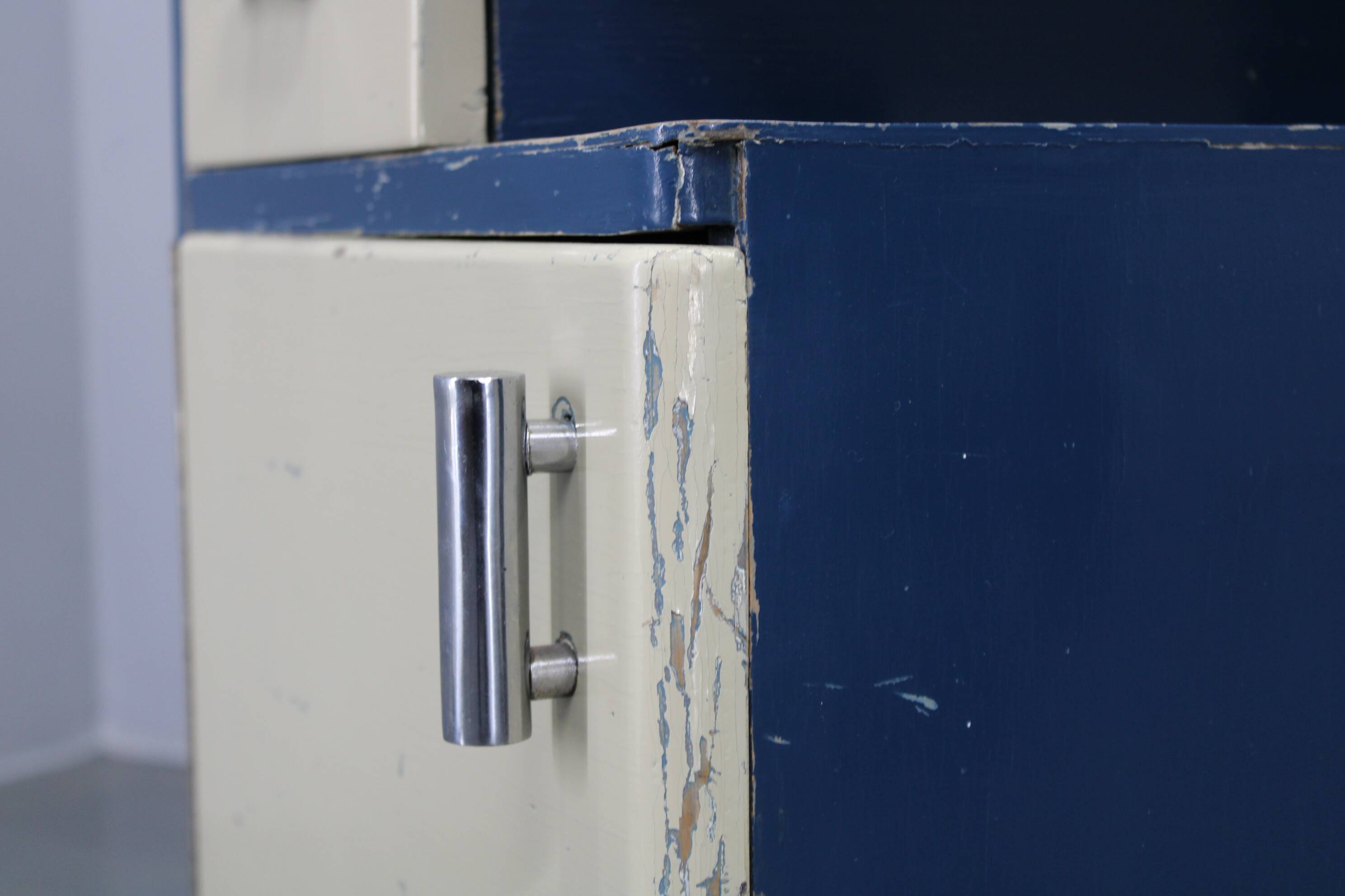Pair of Bauhaus nightstands, Czechoslovakia, 1930s