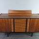 Enfilade in Walnut design Raymond Halas, Polish Vintage 1960s