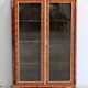 Small display cabinet in blonde mahogany veneer, Louis XVI style – 19th century.