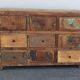 Commode en bois 9 tiroirs