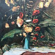 Gyula Takács (1905–2002). Still life with flowers.