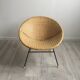 Vintage laminated rattan chair