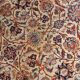 Handmade antique Persian Kashan rug 4.1' x 6.3' (125cm x 192cm) 1910s - 1B735