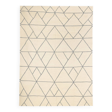 Kilim afghan contemporain 286 x 209 cm