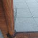 Empire mirror in mahogany