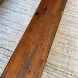 Guinguette table and its 2 benches