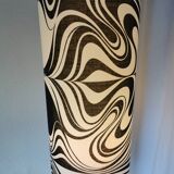Vintage Dumler & Breiden Floor Lamp: German Pop Art Zebra Shade