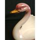 Pot cygne ancien en céramique