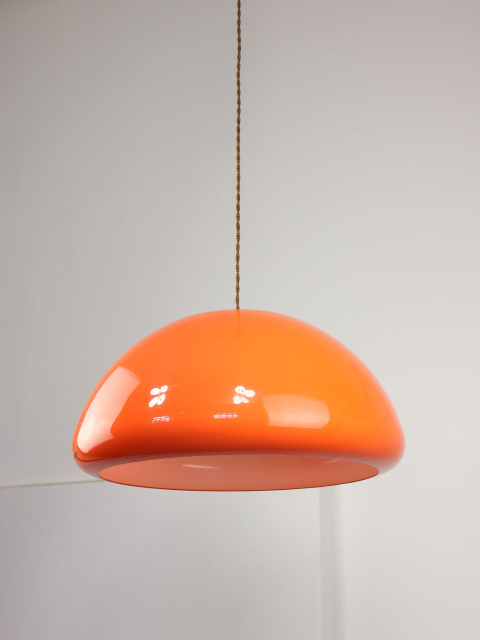 Lampe Cabras par Luigi Massoni pour Guzzini, années 1960