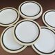 Lot de 11 assiettes plates, 18,5 cm  Salins France Modèle Opaceline Texas Jaune