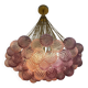 Contemporary "Clouds" of Pink and Ametista “Ballotton” Spheres in Murano