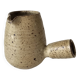 Ceramic stoneware milk jug with spout and signed Corsican pictogram