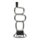 Modernist cast aluminum candle holder • 1980