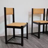 Set Da Pranzo 4 Sedie Design Anni ‘70 Vintage Modernariato