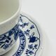 Set of 6 cups and saucers Biltons England Blue Onion design