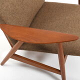 Mid Century Illum Wikkelsø Chaise longue en teck