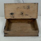 Wooden wax box, vintage.