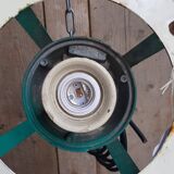 Authentic industrial enamel hanging lamp black