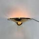 Belgium Brass and Glass Wall Lamp, 1970s