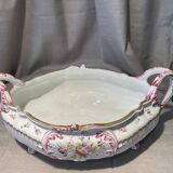 Planter with floral decor kg luneville