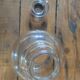 Vintage gold striped decanter