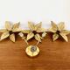 Floral Hollywood Regency Flush Lamp by Willy Daro for Massive