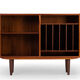 Rosewood bookcase with Record Rack by Hundevad & Co, 1960s