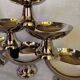 Set of 6 stainless steel ice cream bowls by Guy Degrenne with matching spoons.
