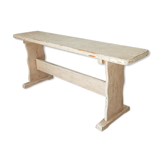 Vintage solid wood bench