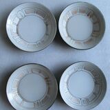 Set of 12 hollow plates in Niderviller stoneware