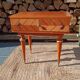 Pair of cherry wood marquetry bedside tables