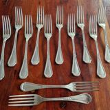 Christofle, Paris: Set of 12 Empire style table forks
